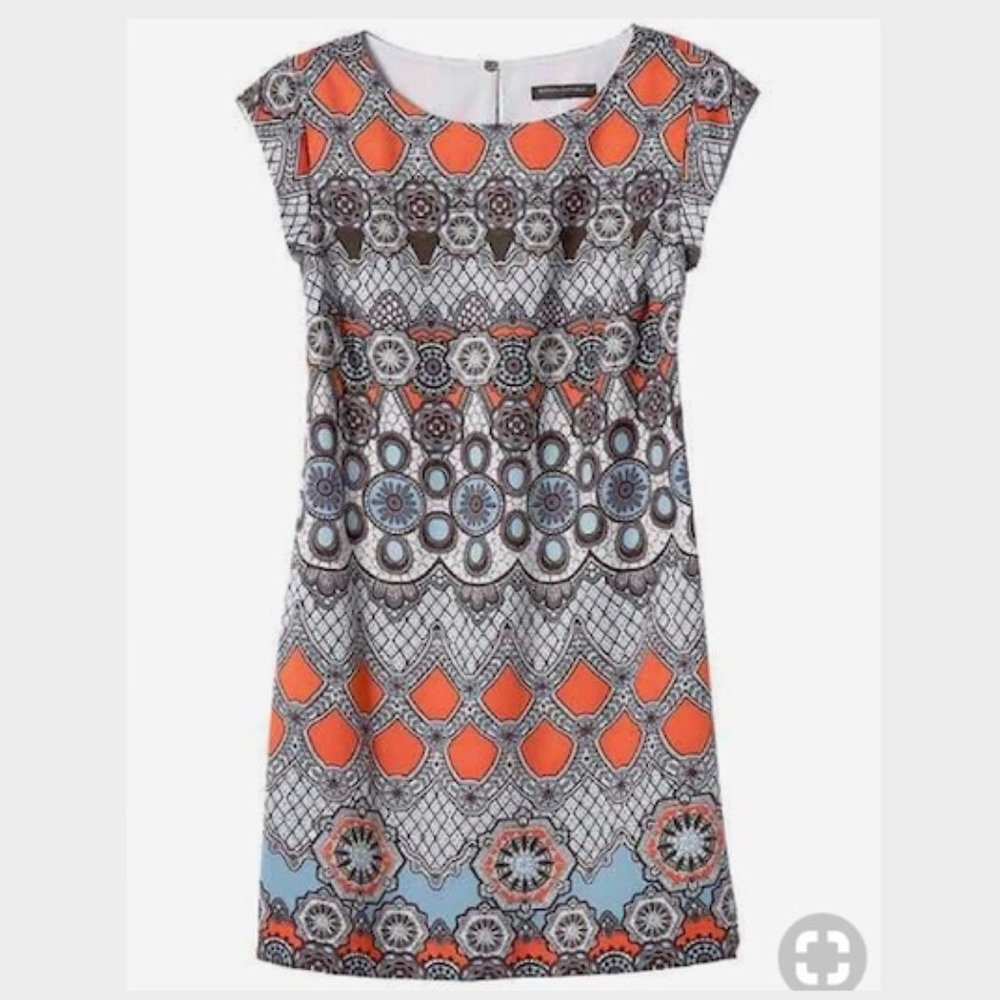 Banana Republic Geo-print Shift Dress